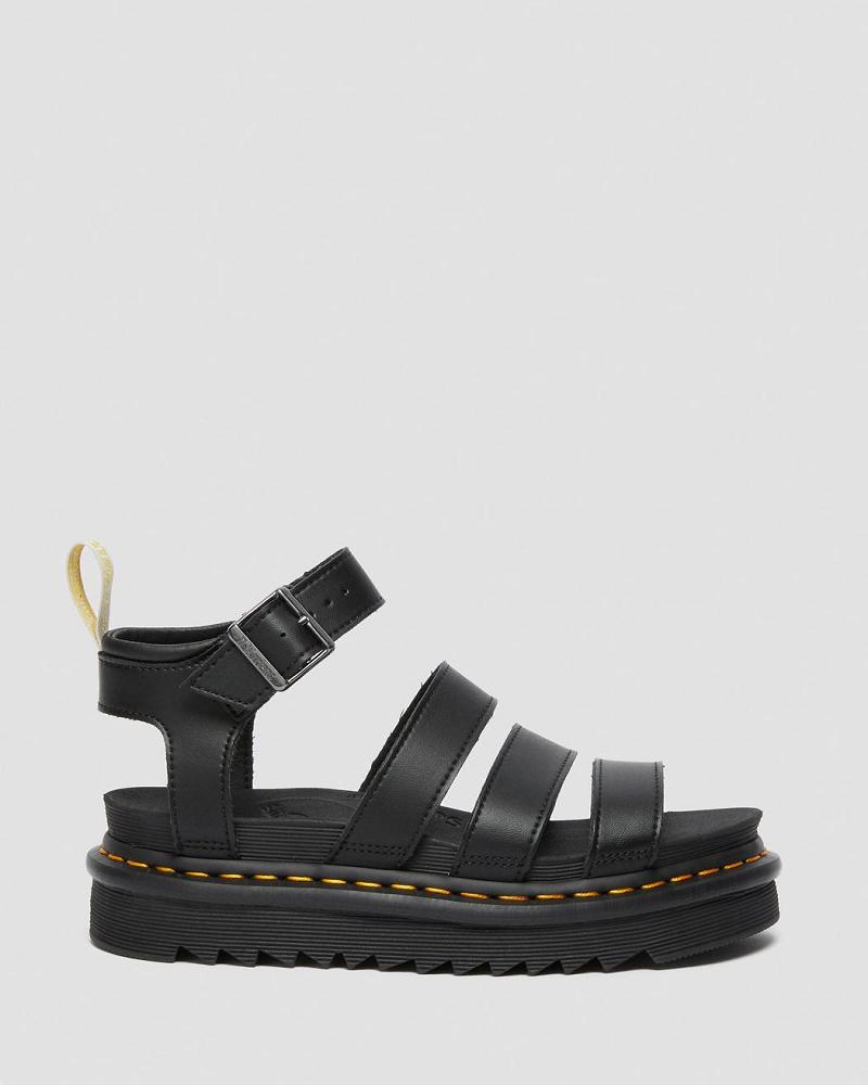 Women's Dr Martens Vegan Blaire Felix Gladiator Sandals Black | AU 301BEX